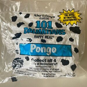 Vintage Walt Disney’s Classic 101 Dalmatians Pongo McDonald's Happy Meal Toy